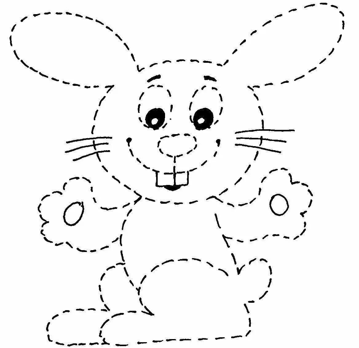 Обвести для малышей