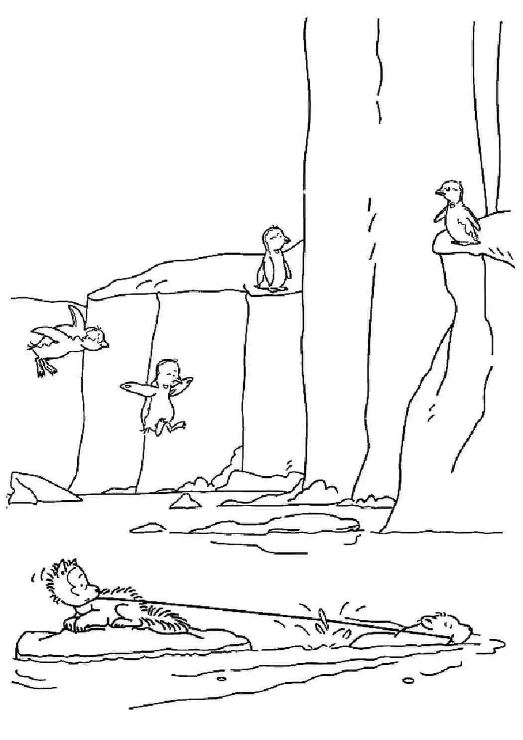 Детские рисунки на тему гололед