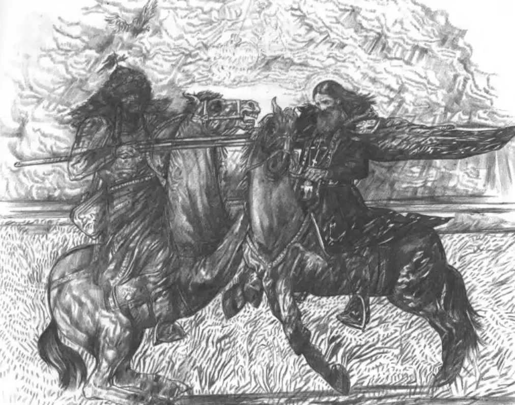 Пересвет и Челубей Куликовская битва