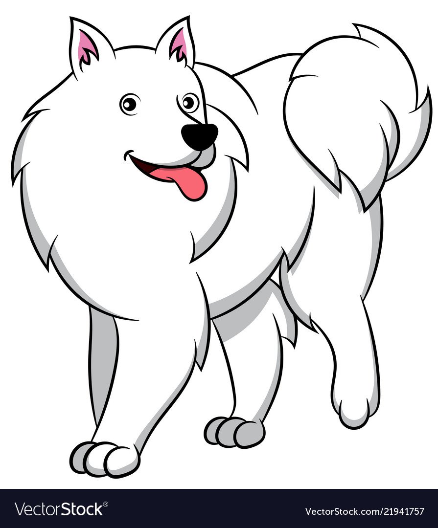 Эскимосская собака раскраска