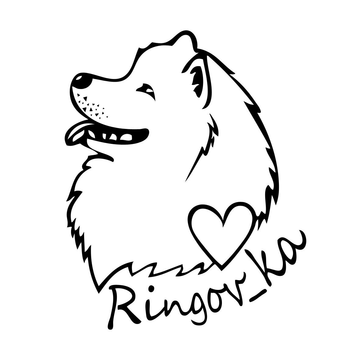 Немецкий шпиц вектор