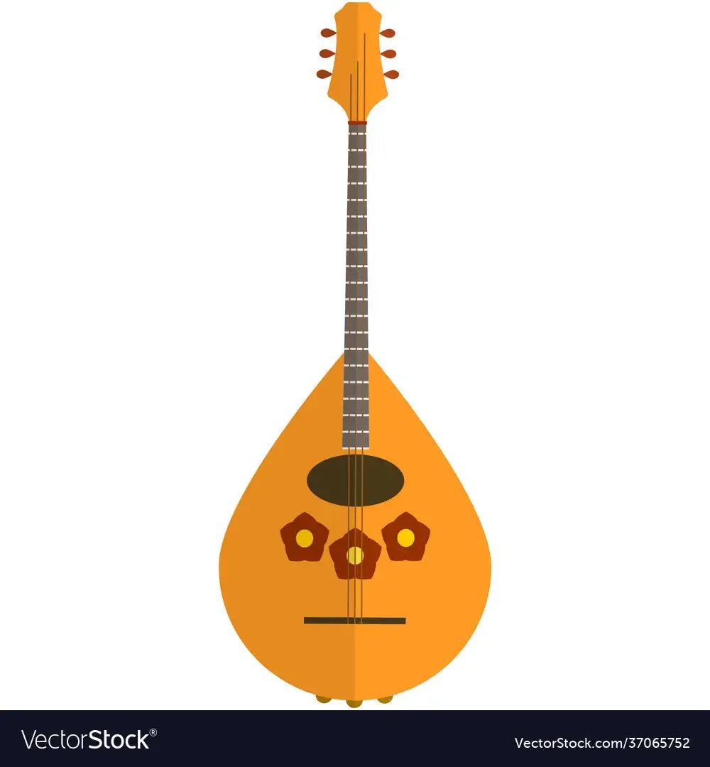 Раскраска домбра музыкальный инструмент для детей