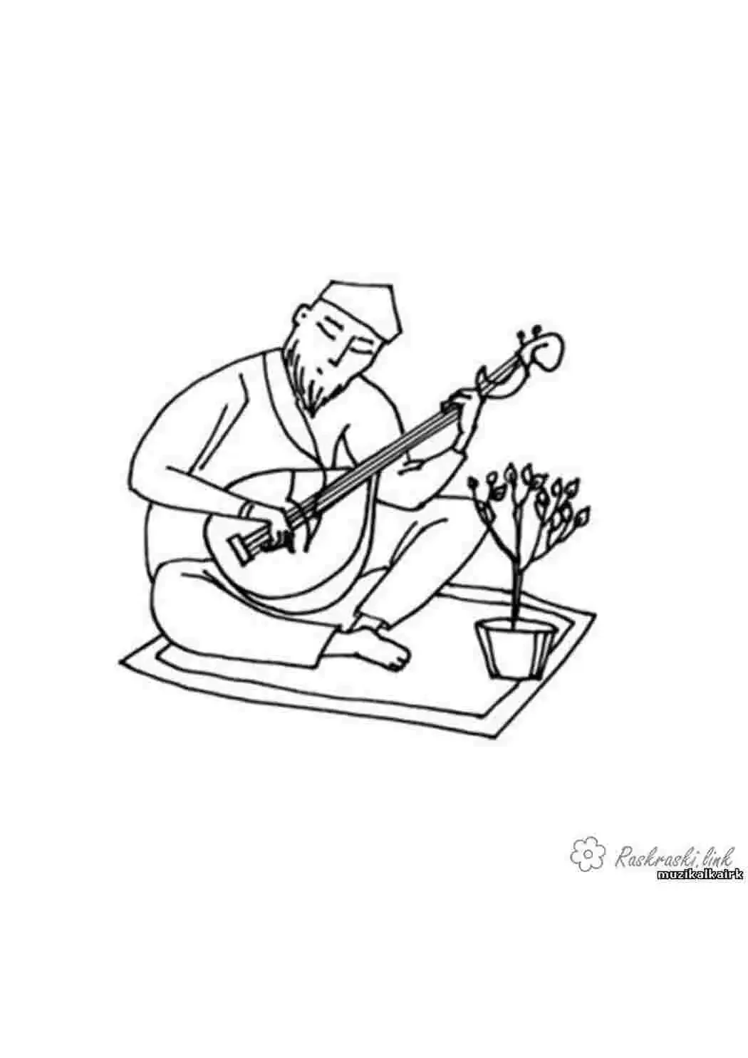 Поэтапное рисование музыкальных инструментов для детей