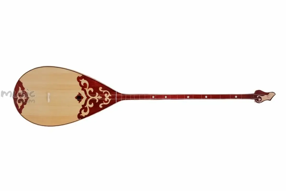 Домра музыкальный инструмент черно белые