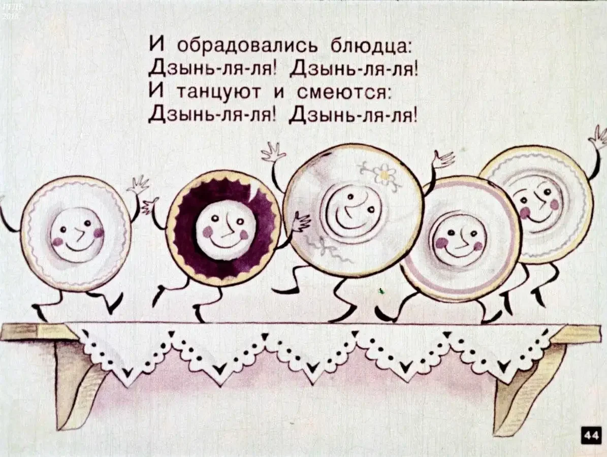 Чуковский Федорино горе раскраска