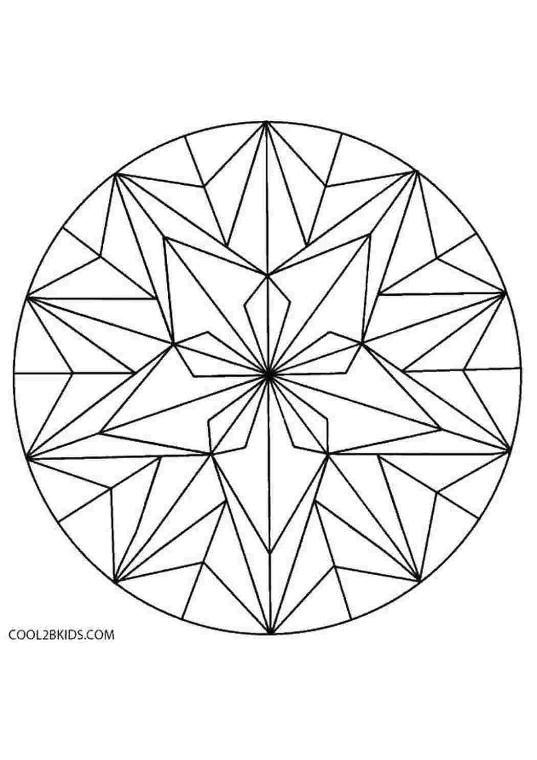 Раскраски антистресс узоры сложные абстрактные