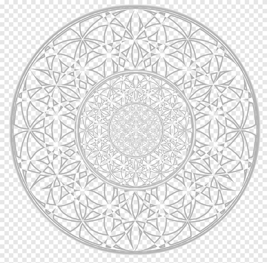 Симметричный узор в круге