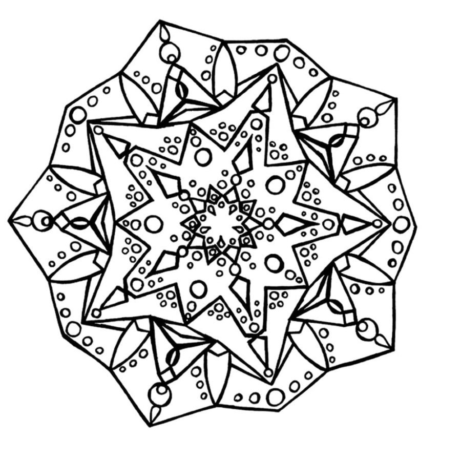 Мандала терапия геометр