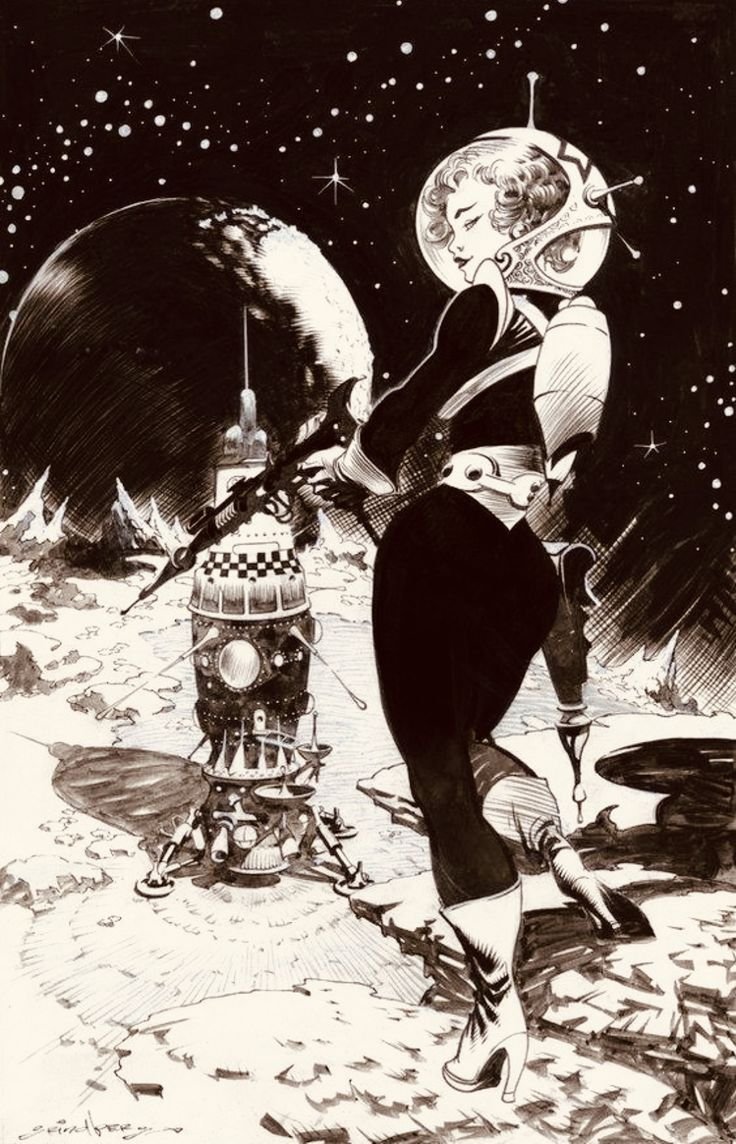 Фантастика космос иллюстрации