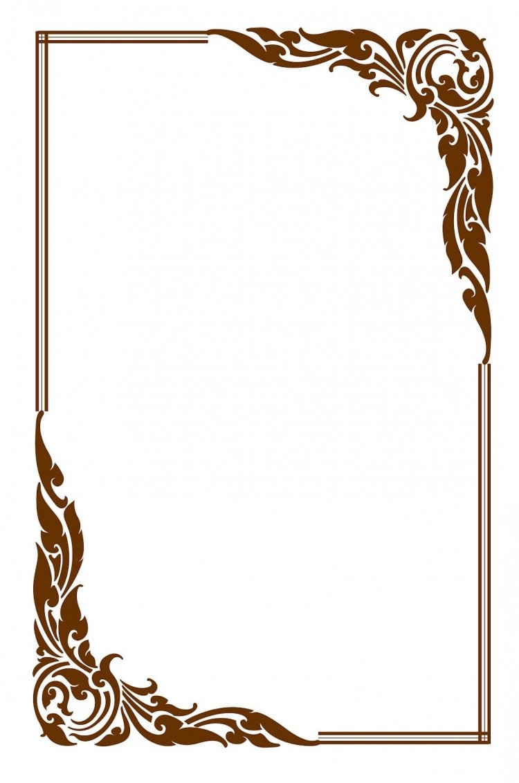 Красивые узоры для рамки