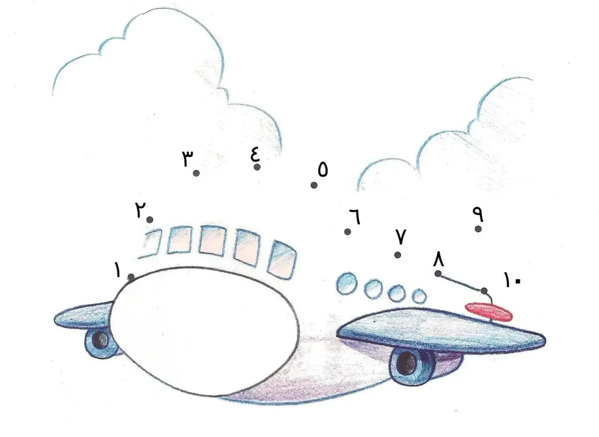 Самолет по точкам