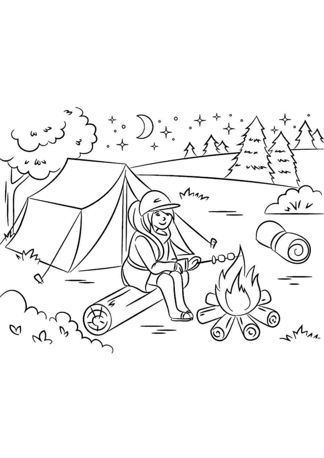 Человек огонь раскраска