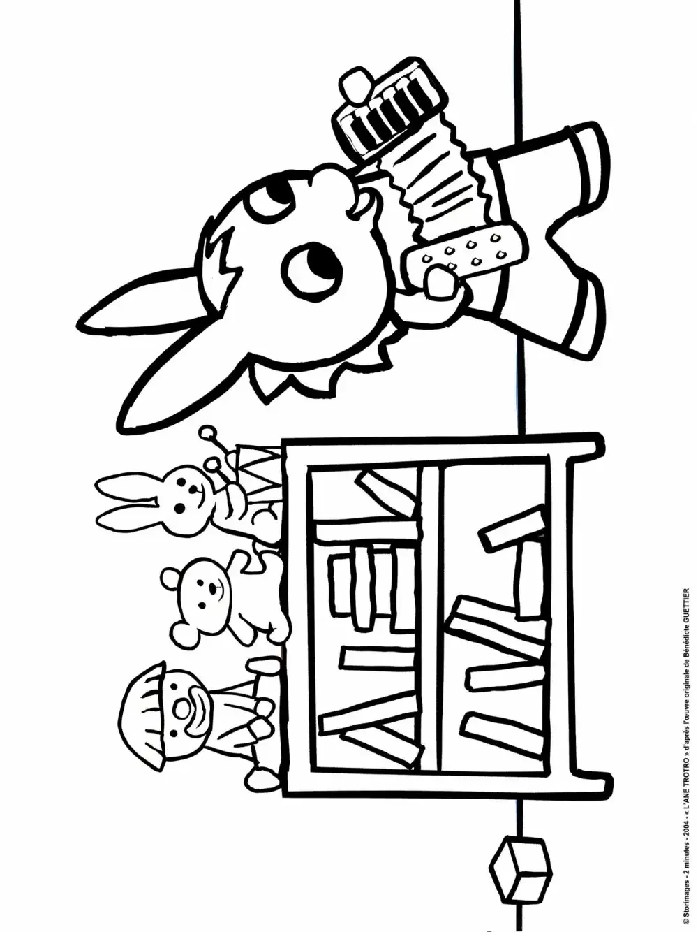 Пингвинек поророраскраска