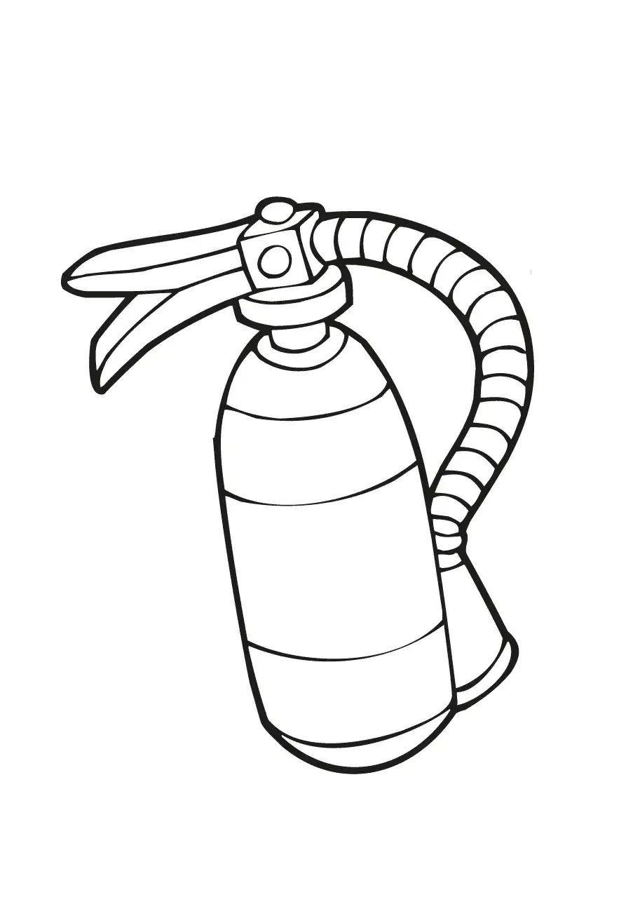 Раскраска пожарная безопасность