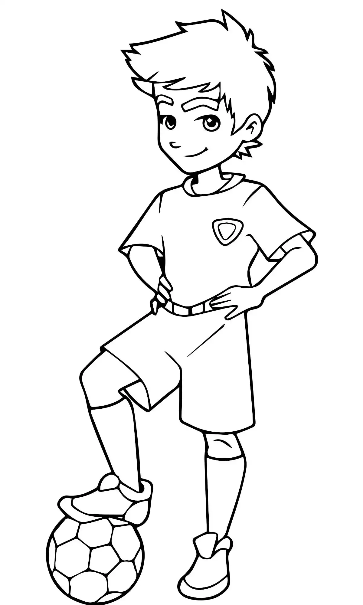 Раскраска футболист Криштиану Роналду