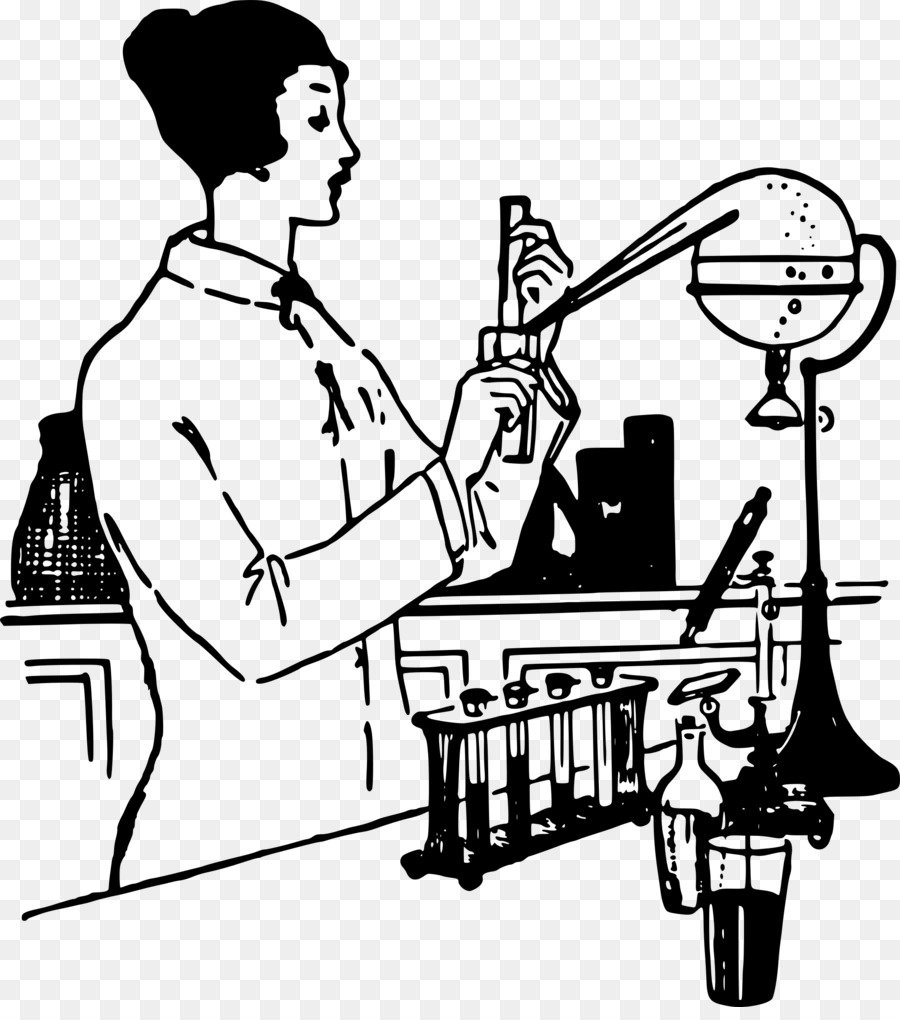 Раскраска профессии ученый