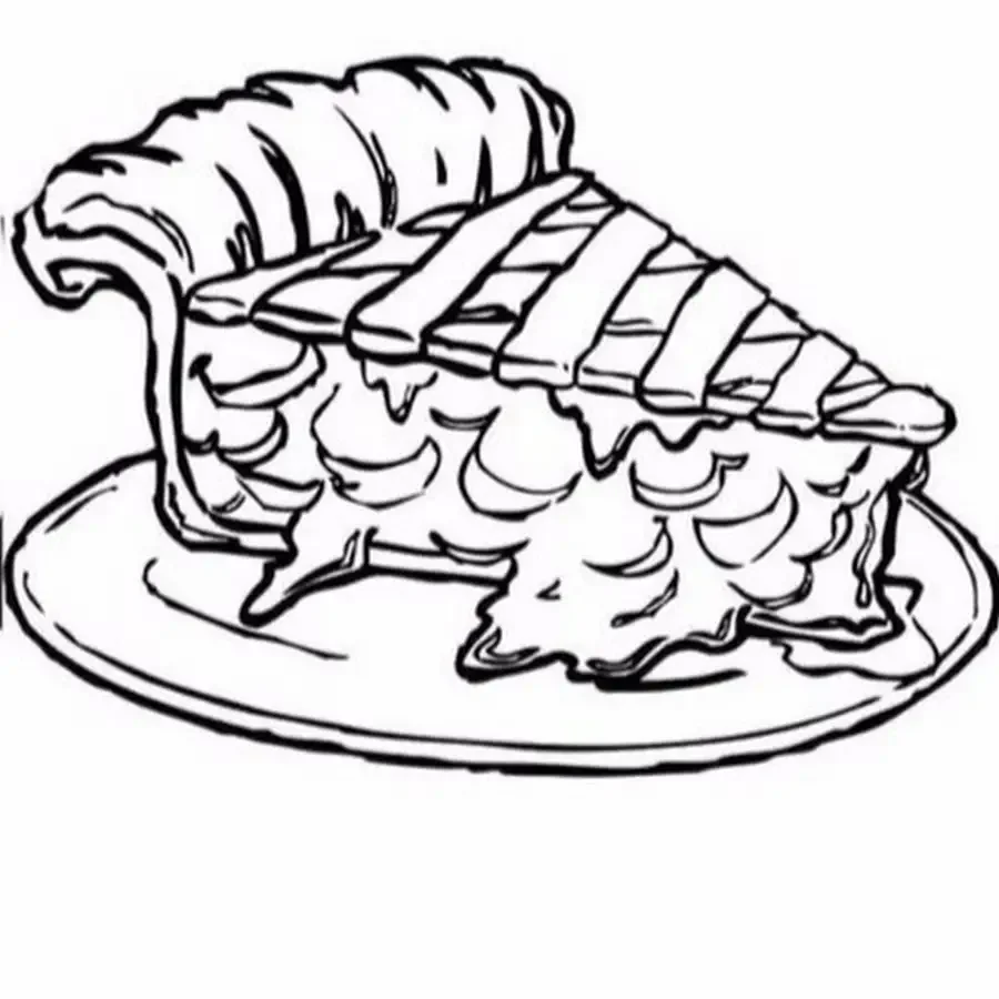 Раскраска национальные блюда