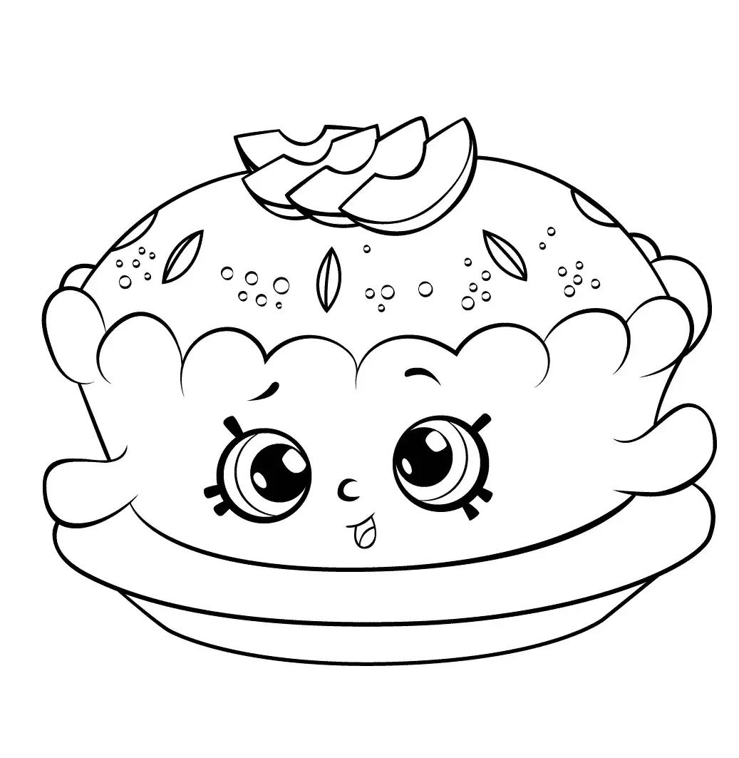 Пирожки для рисования чб