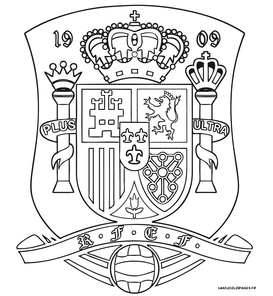 Футбольные эмблемы для раскрашивания
