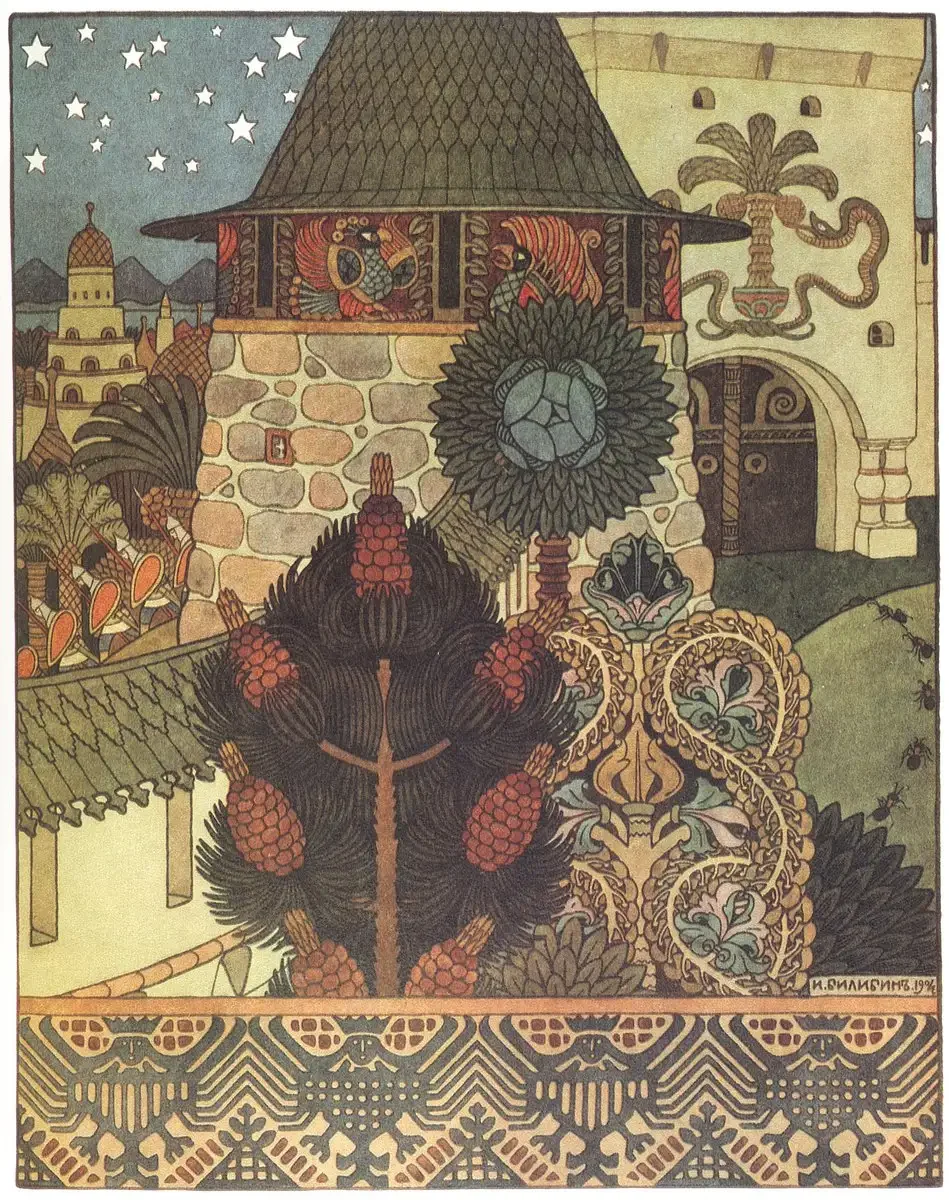 Иван Билибин «подводное царство»