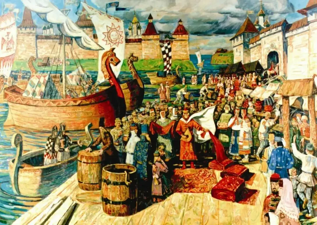 М.А.Врубель. Прощание царя морского с Царевной Волховой