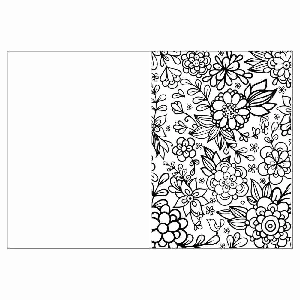 Открытки разукрашки