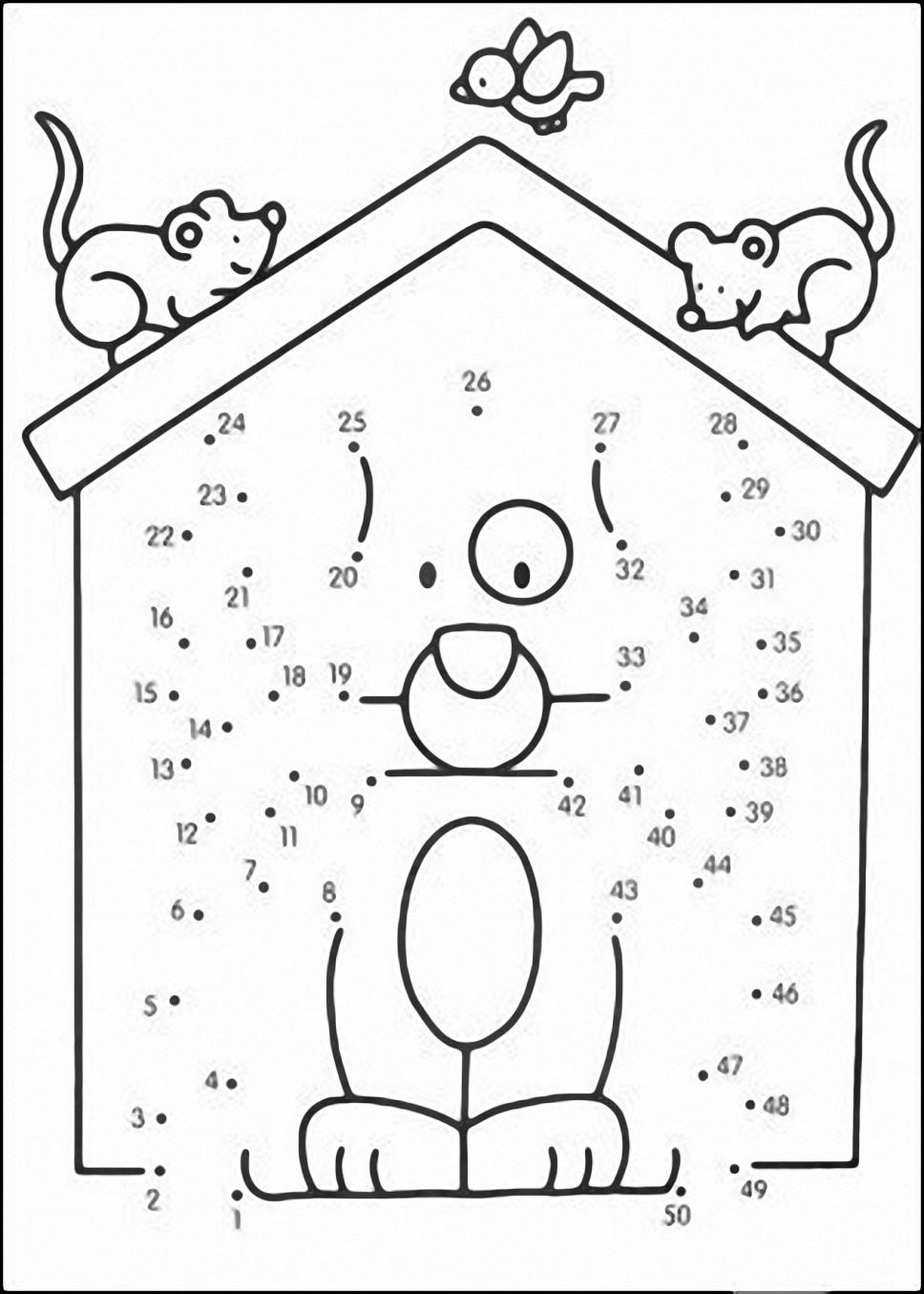 Раскраска из геометрических фигур