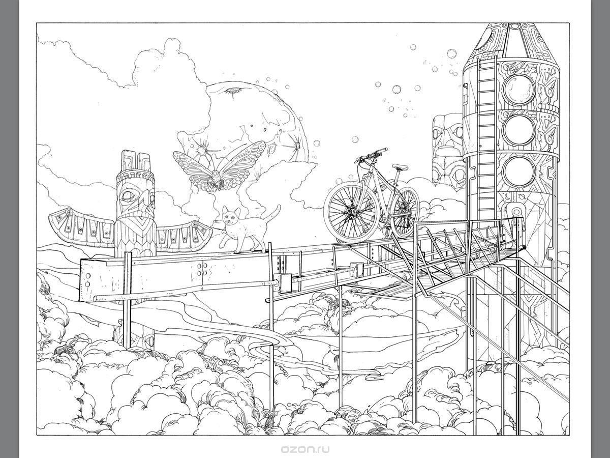 Раскраска - путешествие