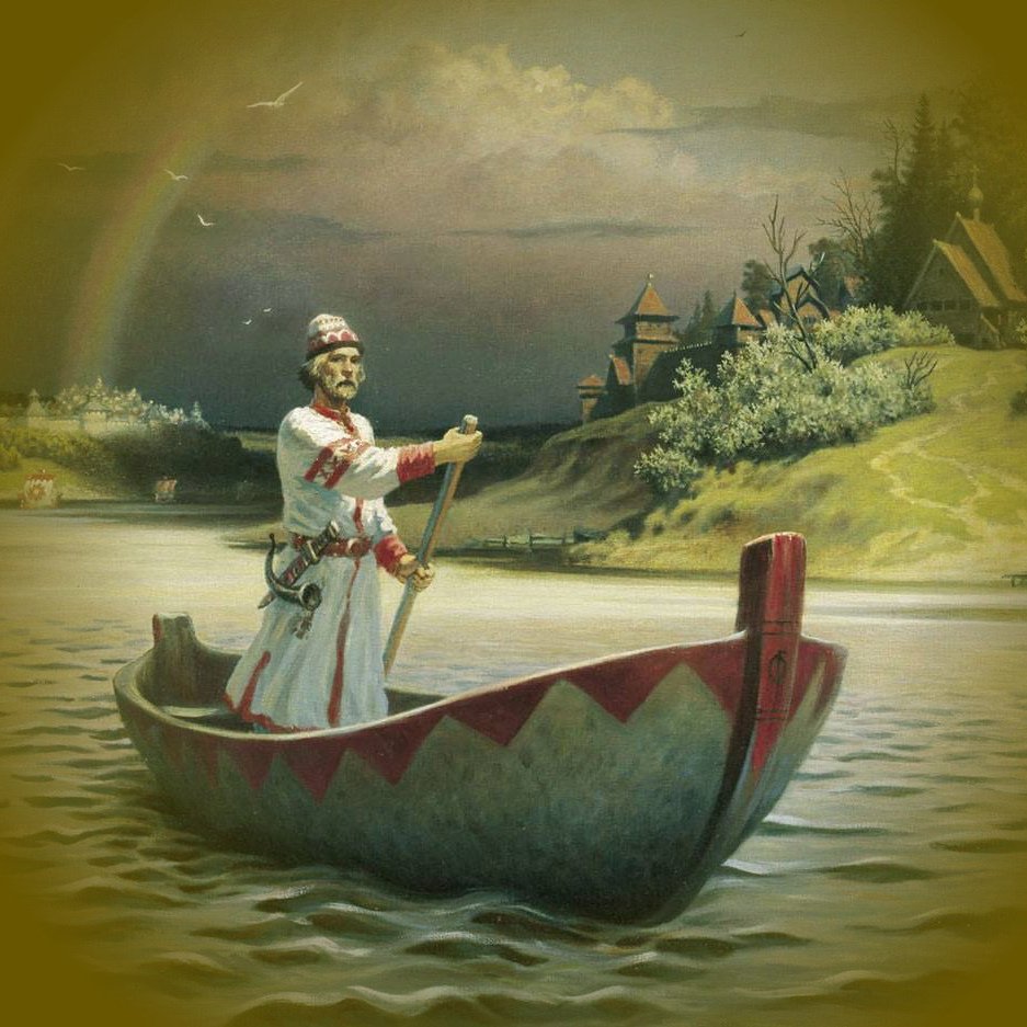 Лаковая миниатюрная живопись Садко