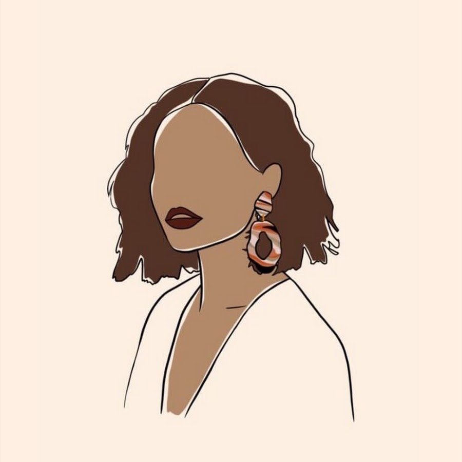 Минималистичные иллюстрации девушек