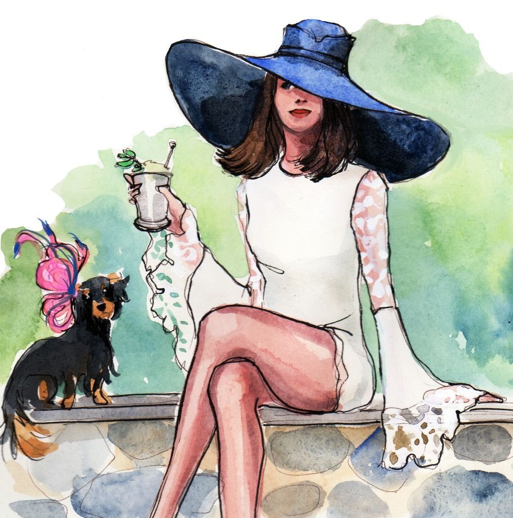 Девушка художница