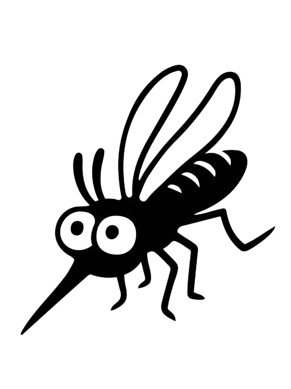 Скелет комара