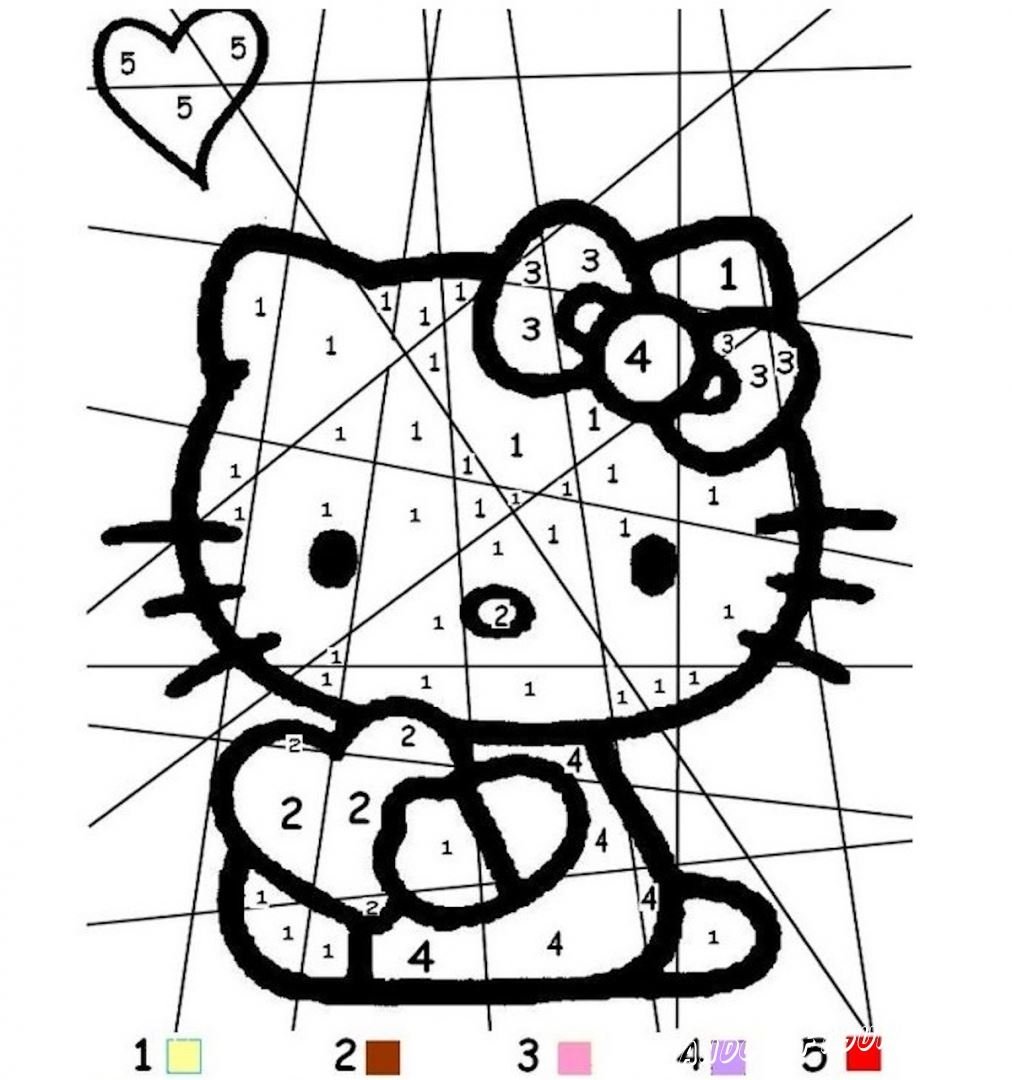 Раскрашивать по номерам с примерами