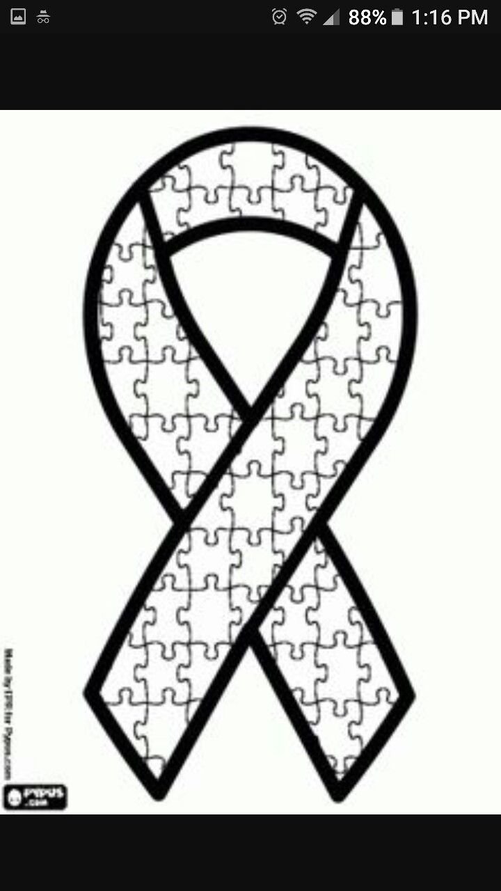 Раскраска аутизм