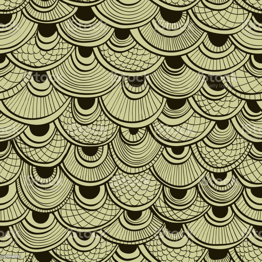 Стилизованная чешуя