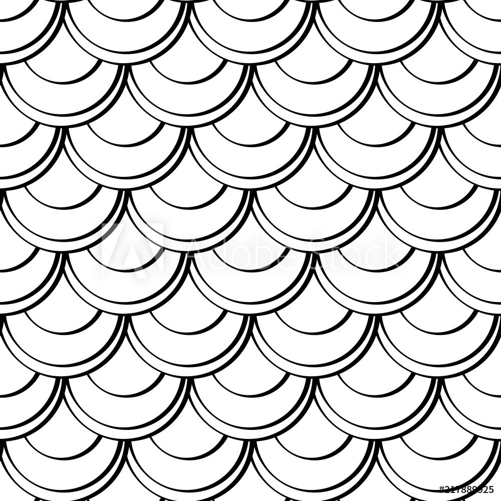 Seamless Fish Scale pattern