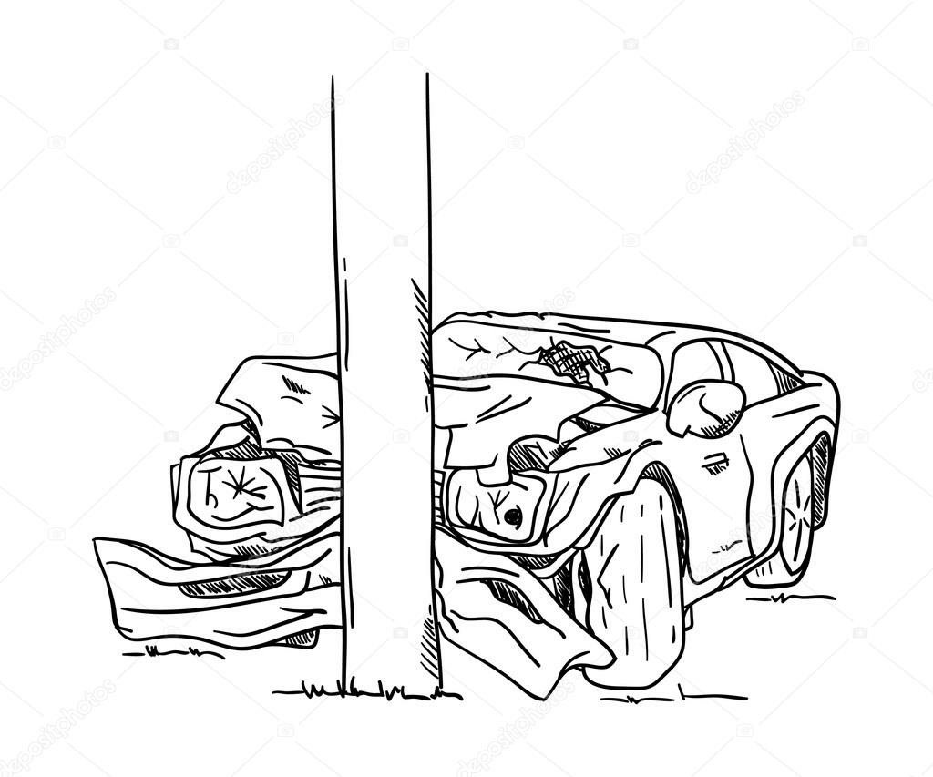 Раскраска авария