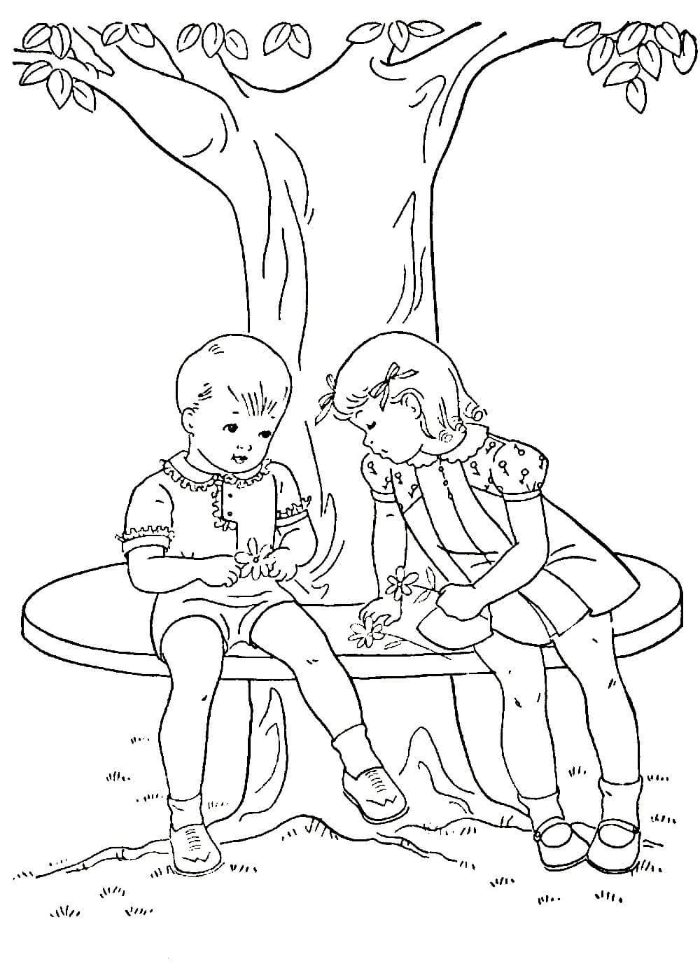 Раскраски ко Дню защиты детей