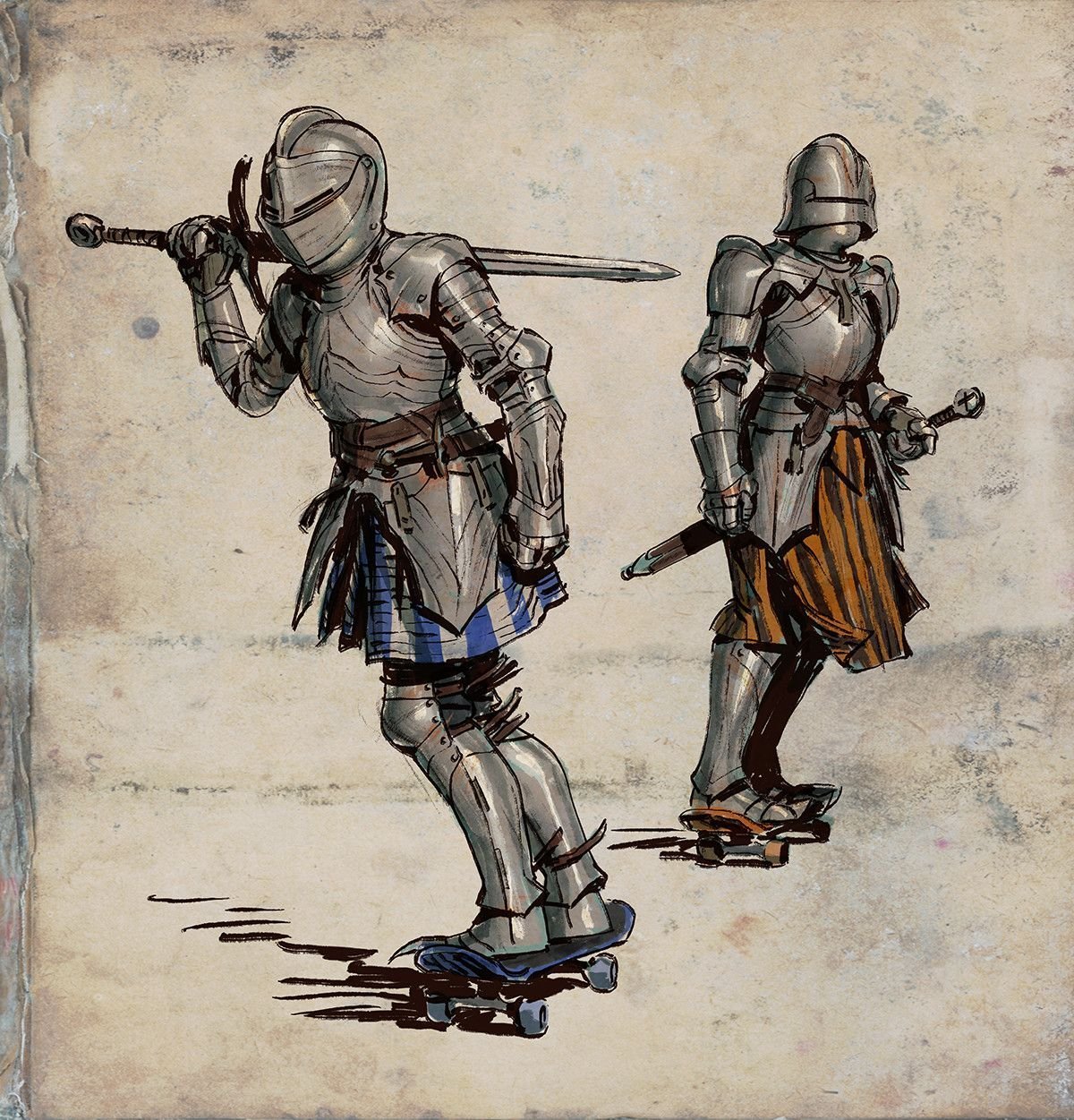 Рыцарь позднего средневековья арт