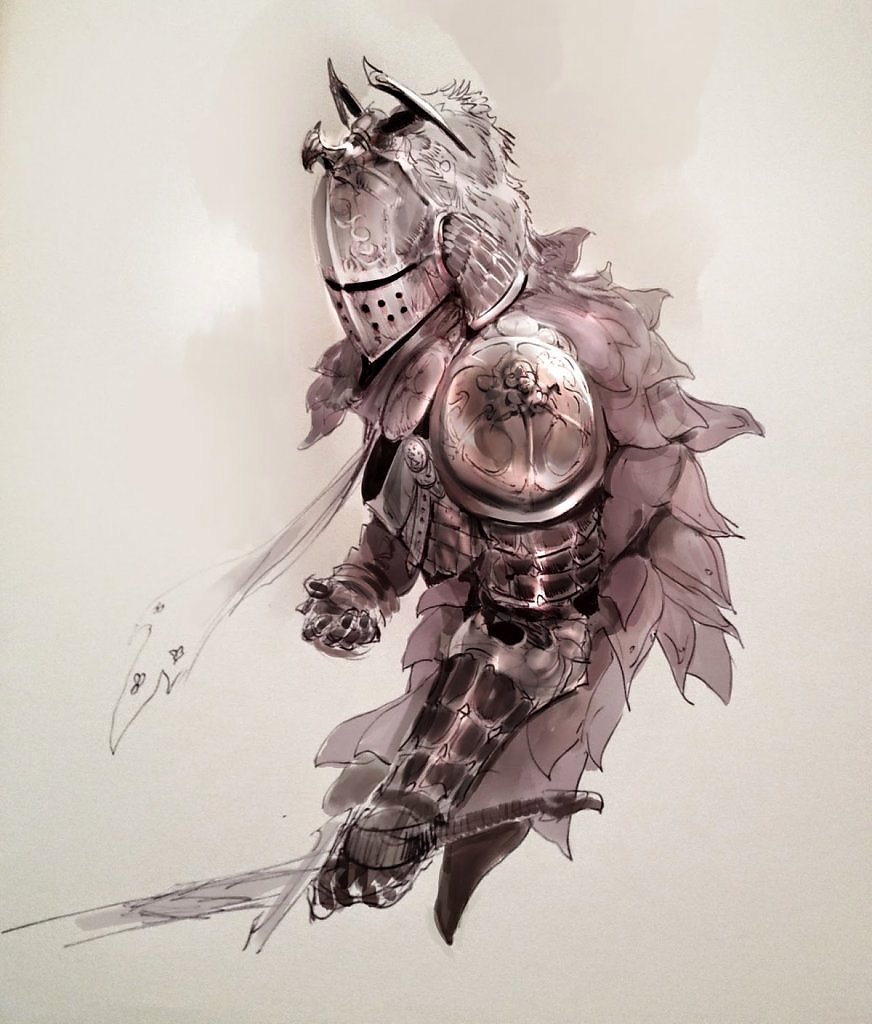 Рыцарь эскиз