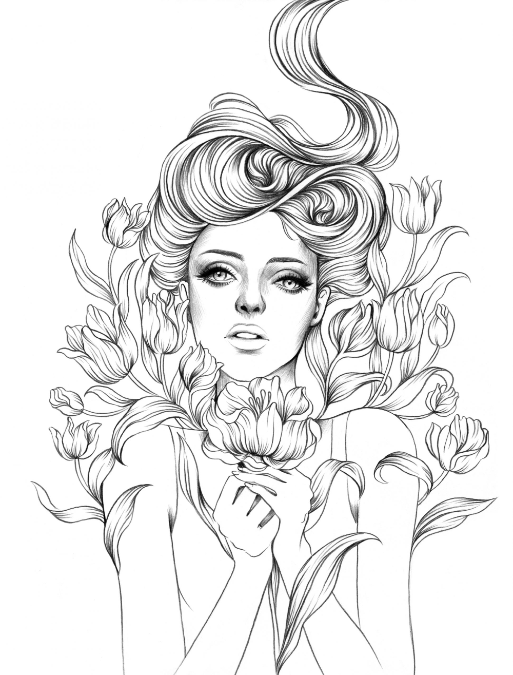 Красивые разукрашки с принцессами