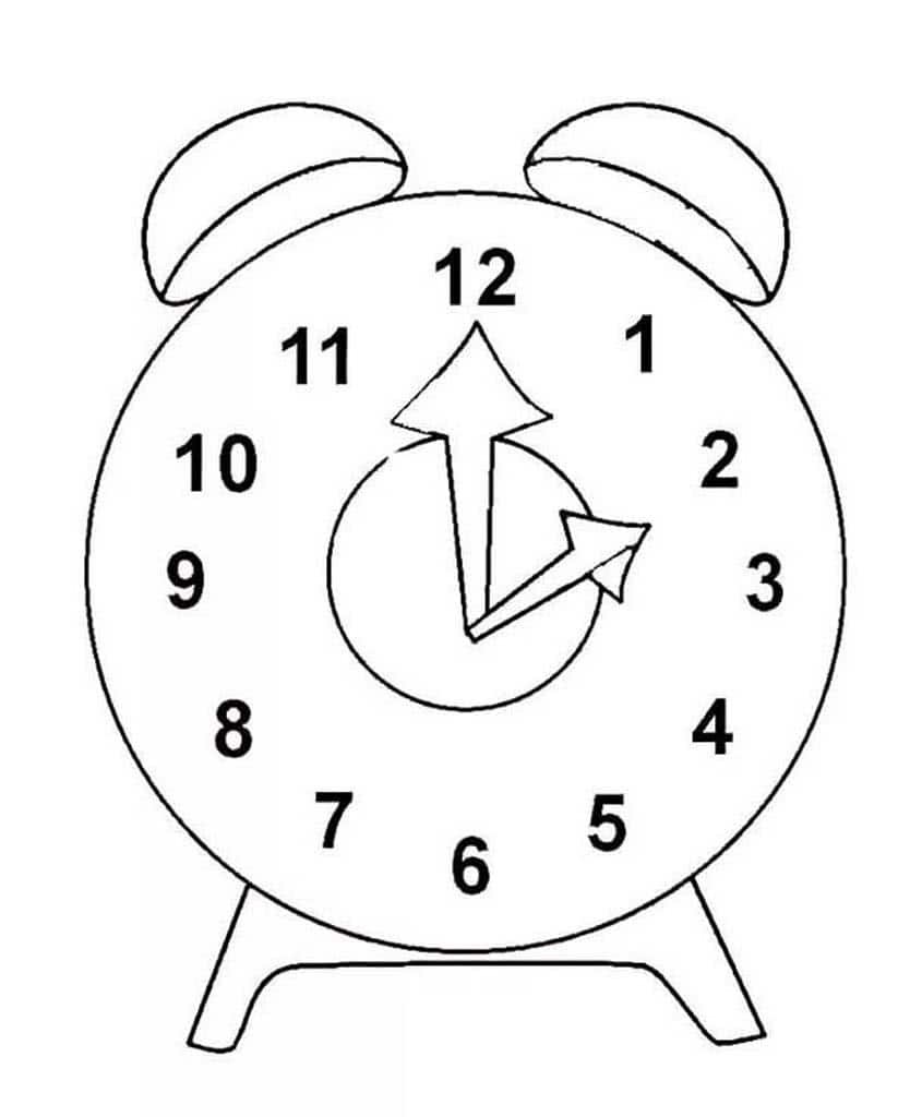 Задания с часами для дошкольников