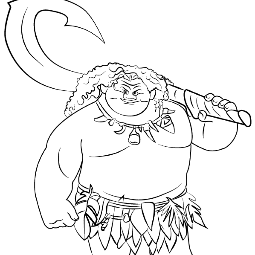 Моана раскраска по номерам