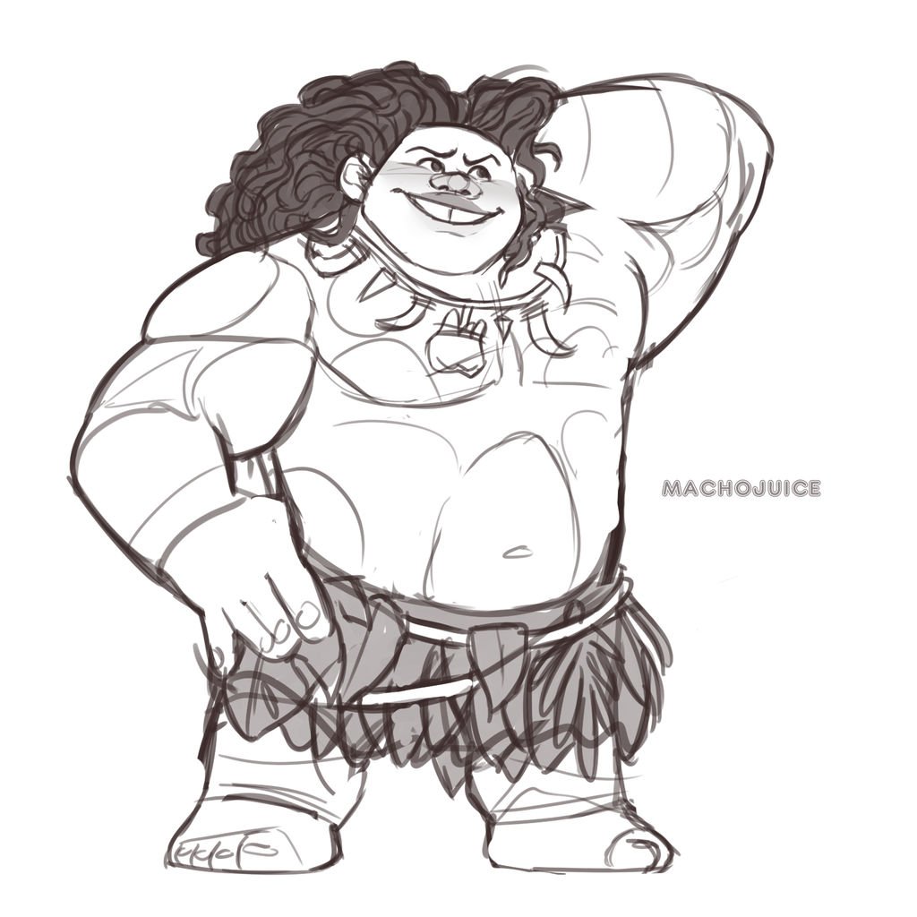 Моана разукрашивать