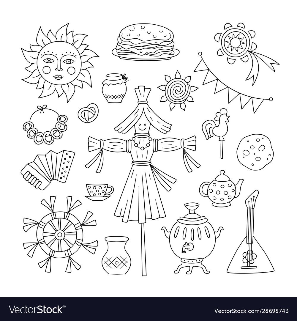 Раскраска на тему семейные традиции