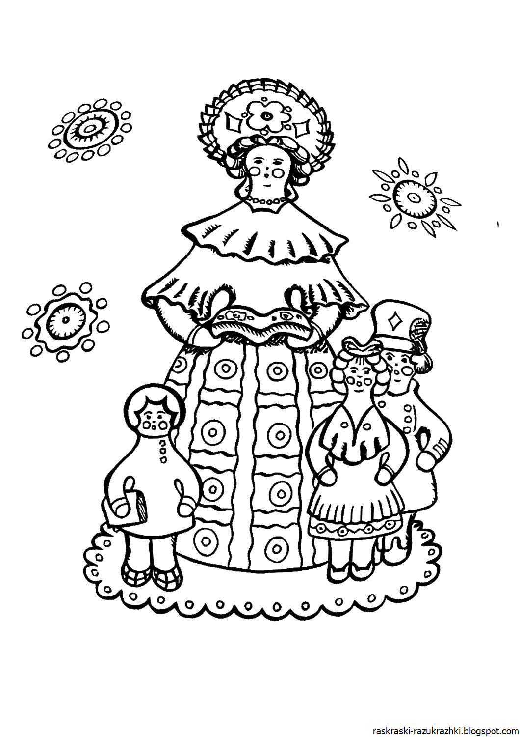 Славянские раскраски