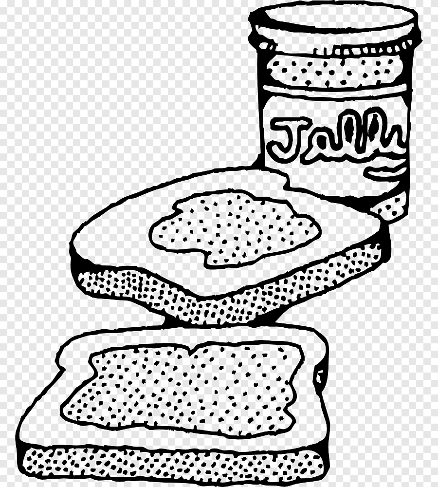 Раскраска бутерброд