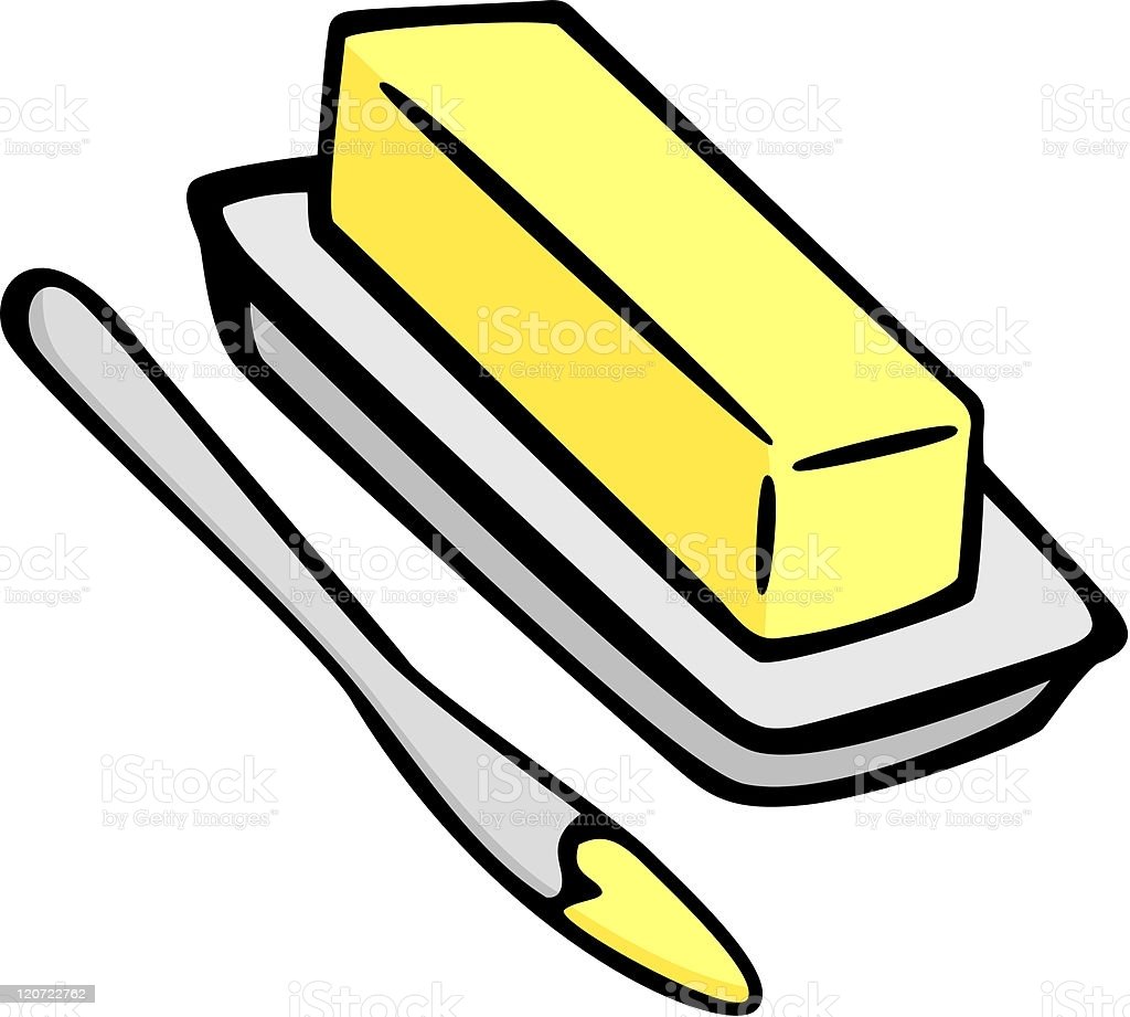 Раскраска масло сливочное