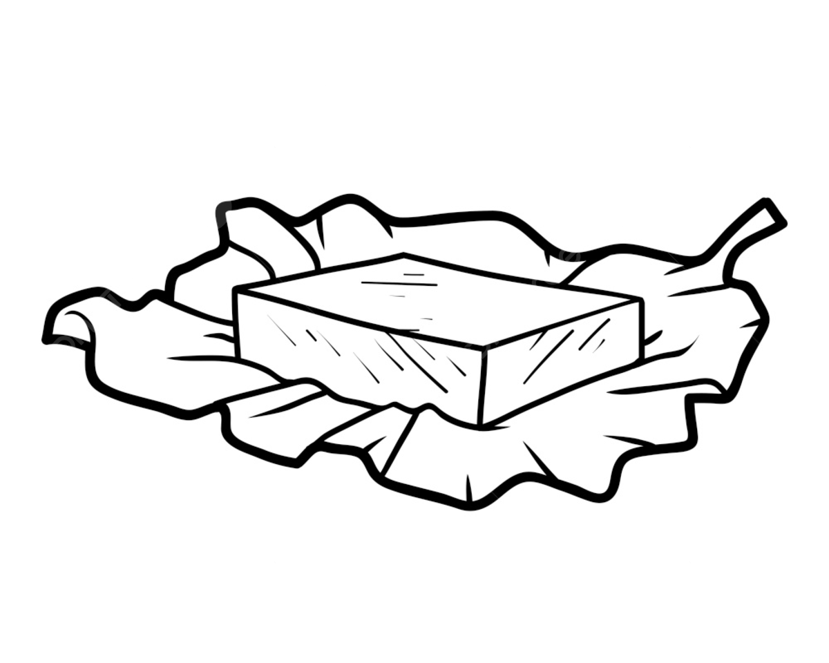 Масло сливочное раскраска для детей