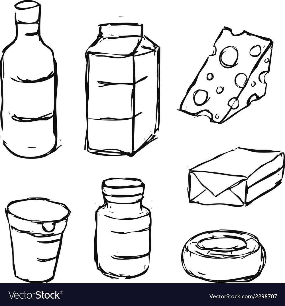 Хлебобулочные изделия черно белые для детей